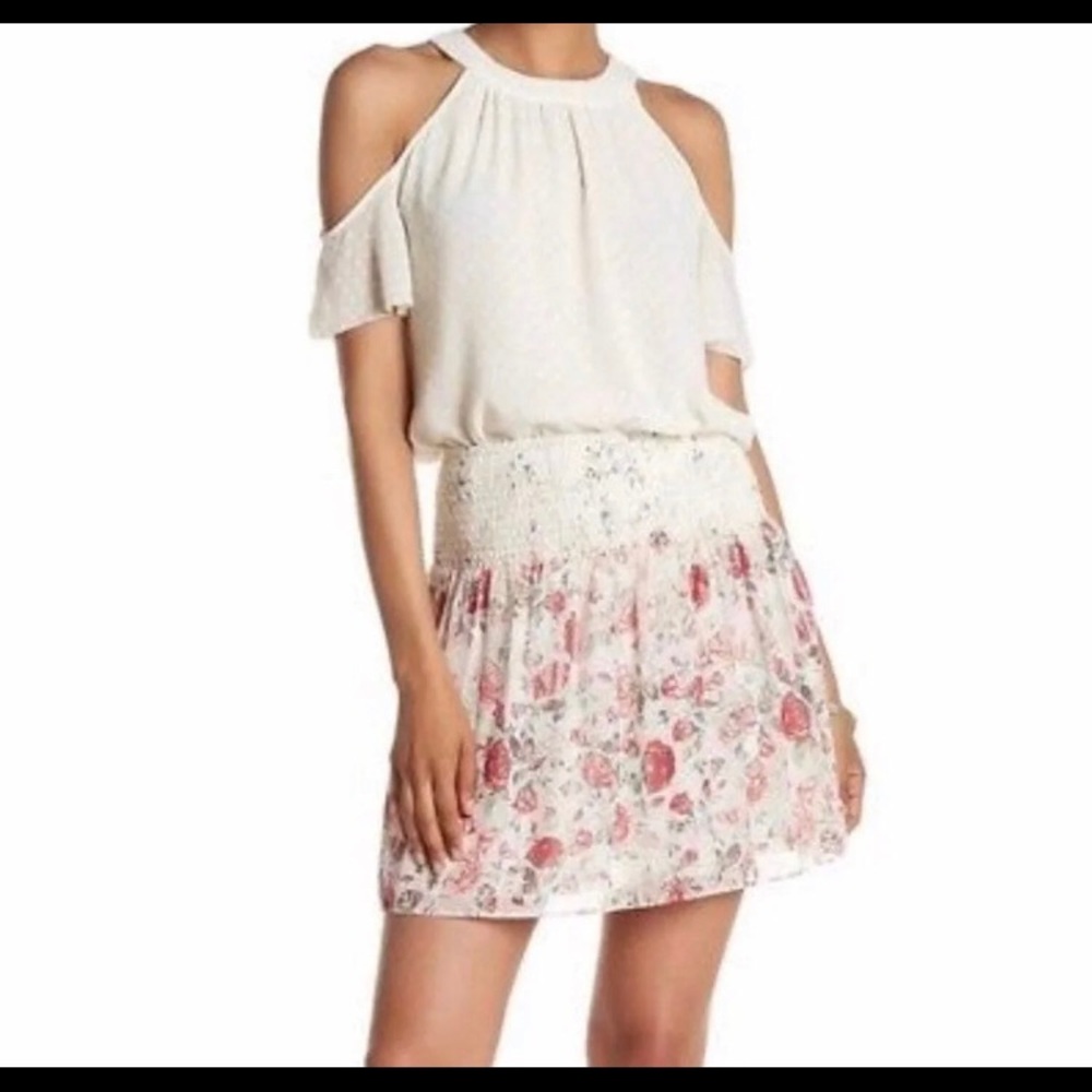 Marchesa Rose floral skirt